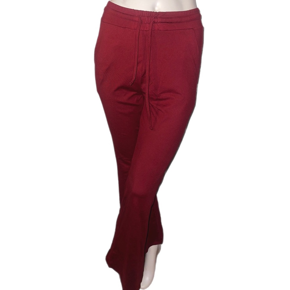 Burgundy Yoga Pants 👖